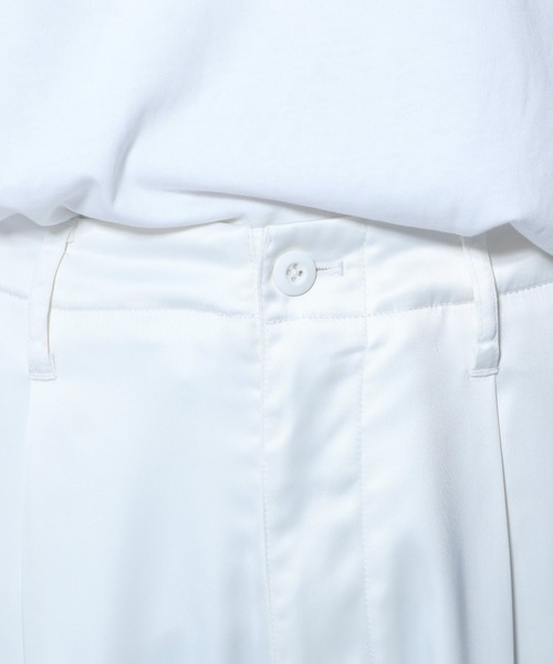 HARE（ハレ）の「サテンカーゴパンツ(HARE)（カーゴパンツ・メンズ・オフホワイト/ブラック・MEDIUM/SMALL）」の12枚目の写真