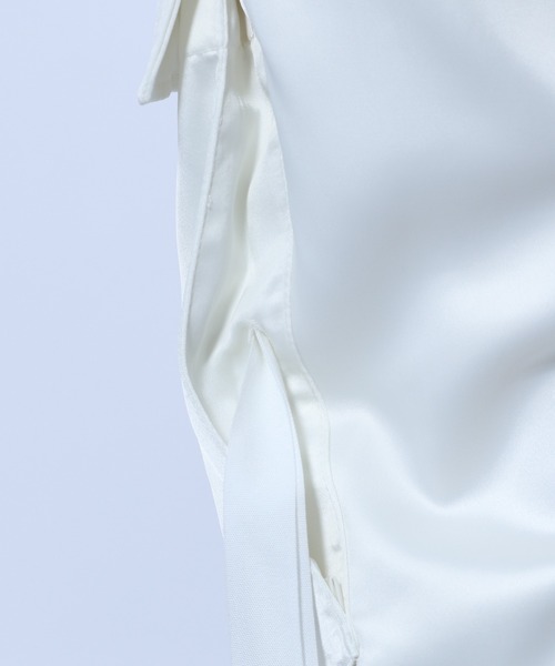 HARE（ハレ）の「サテンカーゴパンツ(HARE)（カーゴパンツ・メンズ・オフホワイト/ブラック・MEDIUM/SMALL）」の16枚目の写真