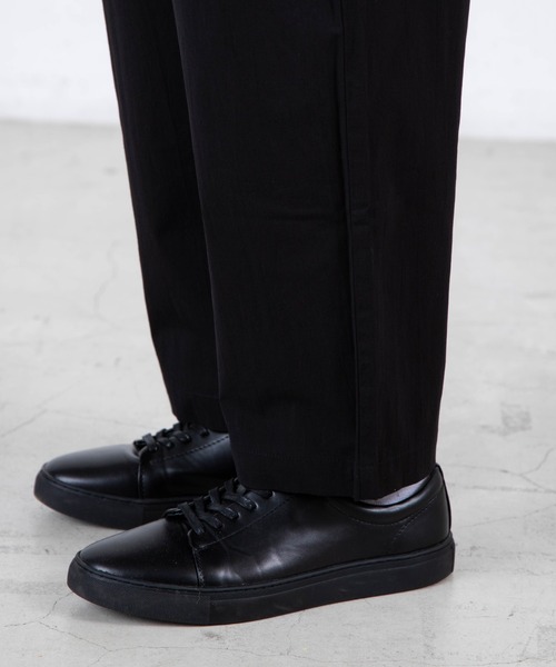 WEGO（ウィゴー）の「WEGO/ボリュームタックイージーワイドスラックス（スラックス・メンズ・グレー/ブラック・MEDIUM/LARGE）」の8枚目の写真