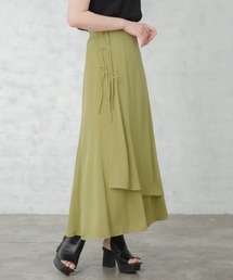 PAGEBOY | マットメタリックサテンスカート(スカート)