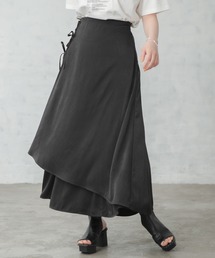 PAGEBOY | マットメタリックサテンスカート(スカート)