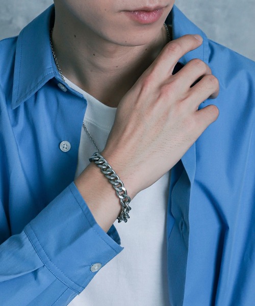 WEGO（ウィゴー）の「WEGO/ヘビーチェーンブレス（ブレスレット・メンズ・その他1/その他2/その他3/その他6/その他8/その他7/その他5/その他9/その他4/その他10/その他11/その他12/その他13/その他14/その他15/その他16・FREE）」の18枚目の写真