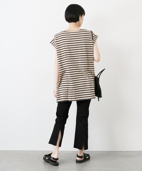 JOURNAL STANDARD（ジャーナルスタンダード）の「《WEB限定》オーガニックコットンポンチパンツ◆（その他パンツ・レディース・ブラック/ネイビー・36/38）」の15枚目の写真