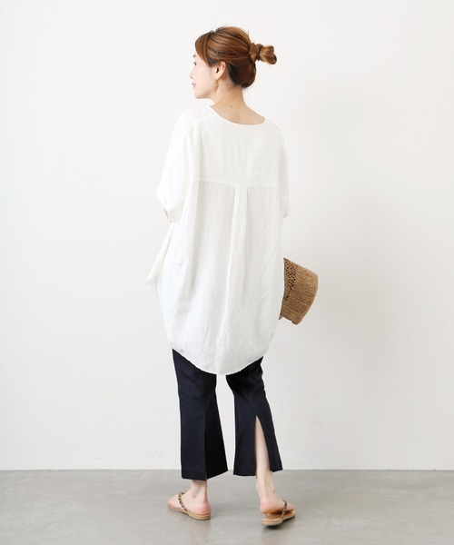 JOURNAL STANDARD（ジャーナルスタンダード）の「《WEB限定》オーガニックコットンポンチパンツ◆（その他パンツ・レディース・ブラック/ネイビー・36/38）」の10枚目の写真