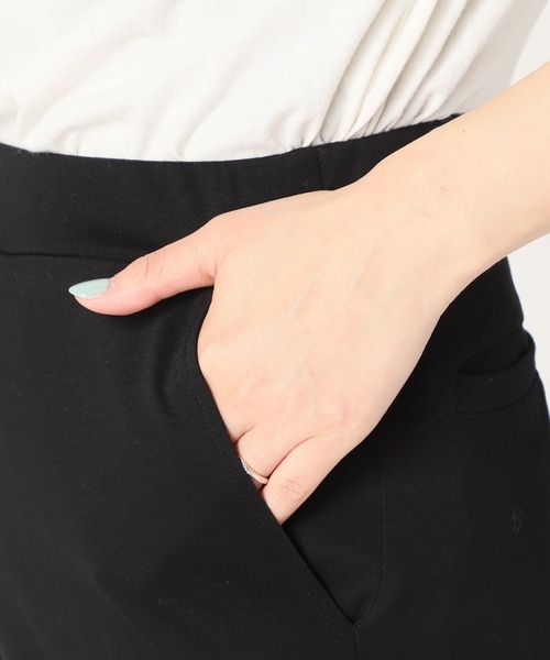 JOURNAL STANDARD（ジャーナルスタンダード）の「《WEB限定》オーガニックコットンポンチパンツ◆（その他パンツ・レディース・ブラック/ネイビー・36/38）」の11枚目の写真