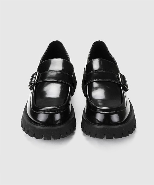 WESTBOY（ウエストボーイ）の「【WB ORIGINALS】Monk Strap Glossy Chunky Coin Loafer WO21S313SH（ドレスシューズ・メンズ・ブラック・42/43/40/41）」の7枚目の写真