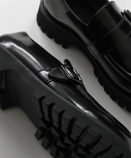 WESTBOY（ウエストボーイ）の「【WB ORIGINALS】Monk Strap Glossy Chunky Coin Loafer WO21S313SH（ドレスシューズ・メンズ・ブラック・42/43/40/41）」の5枚目の写真