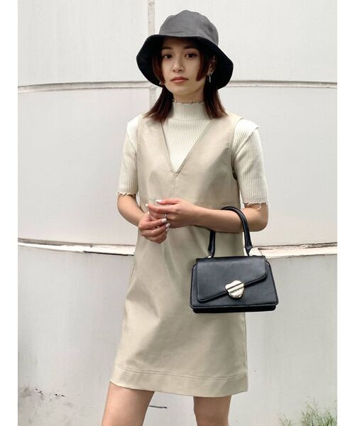 EMODA(エモダ)の「ミニマルバッグ(ハンドバッグ・レディース・グリーン/ブラウン/ブラック・FREE)」の5枚目の写真