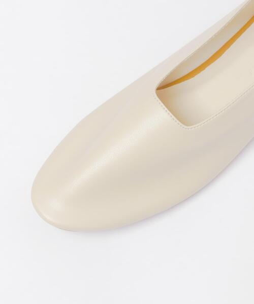 SENSE OF PLACE by URBAN RESEARCH（センスオブプレイスバイアーバンリサーチ）の「甲深ソフトフラットシューズ（パンプス・レディース・ブラウン/シルバー/アイボリー/ブラック・LARGE/MEDIUM/SMALL）」の7枚目の写真