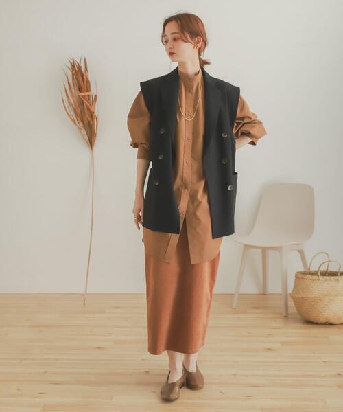 SENSE OF PLACE by URBAN RESEARCH（センスオブプレイスバイアーバンリサーチ）の「甲深ソフトフラットシューズ（パンプス・レディース・ブラウン/シルバー/アイボリー/ブラック・LARGE/MEDIUM/SMALL）」の12枚目の写真