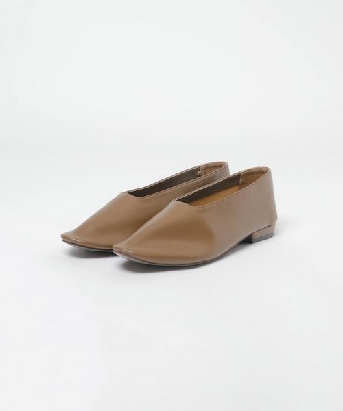 SENSE OF PLACE by URBAN RESEARCH（センスオブプレイスバイアーバンリサーチ）の「甲深ソフトフラットシューズ（パンプス・レディース・ブラウン/シルバー/アイボリー/ブラック・LARGE/MEDIUM/SMALL）」の13枚目の写真