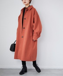 Heather | 【21AW】WOOLYTECHステンカラードルマンコート　215245(ステンカラーコート)