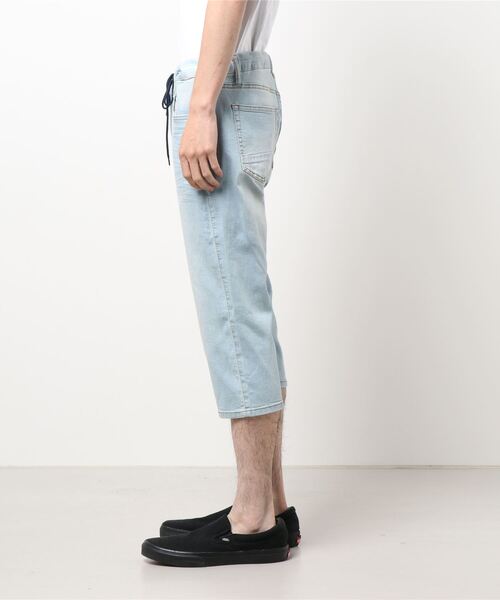 Blue Standard （ブルースタンダード）の「【BLUE STANDARD】冷やしデニムクロップドパンツ　接触冷感/速乾性（デニムパンツ・メンズ・ライトブルー/その他1/ブルー系その他・MEDIUM/LARGE/SMALL/X-LARGE）」の4枚目の写真