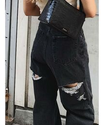 EVRIS | BACKスラッシュワイドデニムパンツ(デニムパンツ)