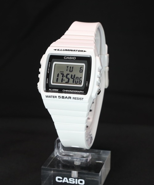 CASIO(カシオ)の「CASIO Collection / W-215H-7AJH(デジタル腕時計・メンズ・ホワイト×ブラック・FREE)」の6枚目の写真