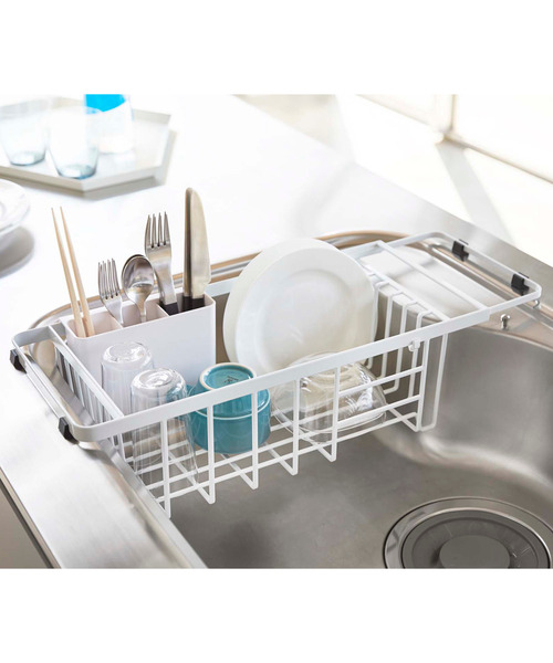 【WEB限定】tower 伸縮水切りワイヤーバスケット タワー(3492/3493)（キッチンツール）｜tower（タワー）