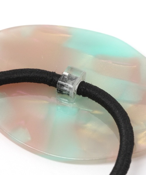 GLOBAL WORK（グローバルワーク）の「BIGカラーヘアゴム/956267（ヘアゴム・レディース・その他2/オフホワイト/パープル・FREE）」の12枚目の写真