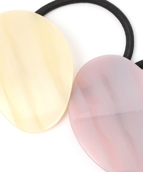 GLOBAL WORK（グローバルワーク）の「BIGカラーヘアゴム/956267（ヘアゴム・レディース・その他2/オフホワイト/パープル・FREE）」の13枚目の写真