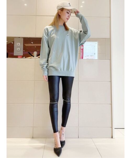 GYDA(ジェイダ)の「KNEE ZIP レギンス(その他パンツ・レディース・ブラック・SMALL)」の5枚目の写真