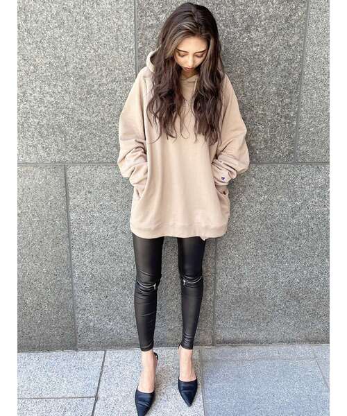 GYDA(ジェイダ)の「KNEE ZIP レギンス(その他パンツ・レディース・ブラック・SMALL)」の13枚目の写真