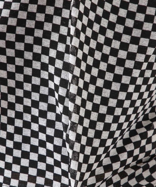 ALAND（エーランド）の「3.3 Field Trip／チェッカーボード半袖T　2218873（Tシャツ/カットソー・レディース・ブラック/ベージュ・FREE）」の11枚目の写真