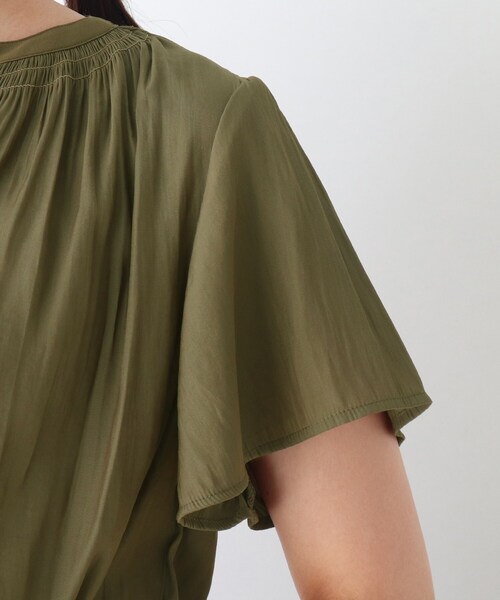 DRESKIP（ドレスキップ）の「◆デジンシャ－リングワンピース（ワンピース・レディース・ネイビー/カーキ/ダークブラウン・03/02/04）」の16枚目の写真