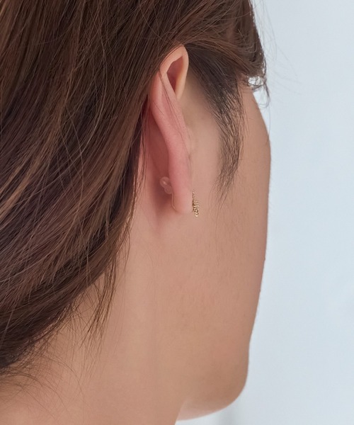 Phoebe（フィービィー）の「【シリーズ累計販売　10,000点突破！】2wayフラワリービジューピアス&イヤリング/ボタニカル/存在感◎（ピアス（両耳用）・レディース・イエローゴールド/ピンクゴールド/ゴールド系その他・FREE）」の17枚目の写真