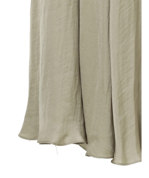 DURAS(デュラス)の「バックレースアップサテンワンピース(ワンピース・レディース・ブラック/カーキ/ベージュ系その他・FREE)」の7枚目の写真