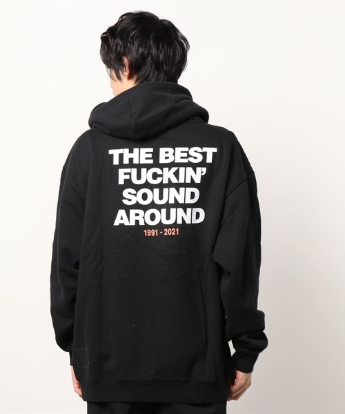 UNION(ユニオン)の「SOUND CLASH HOODIE UNION ユニオン(パーカー・メンズ・ブラック・SMALL/MEDIUM/LARGE/X-LARGE)」の5枚目の写真