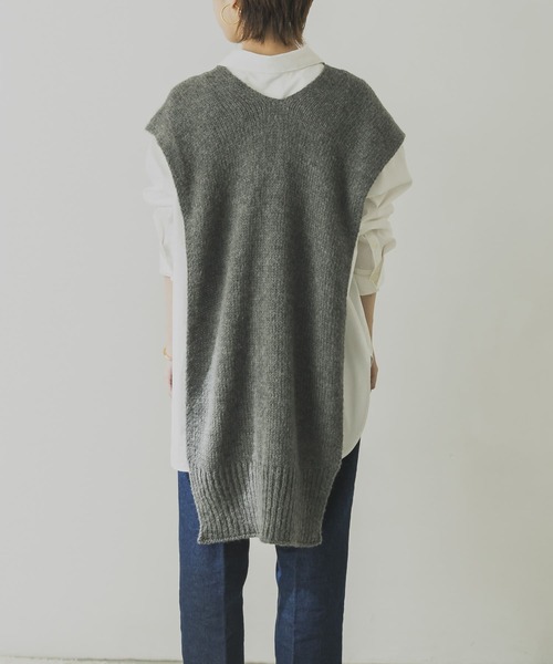 URBAN RESEARCH（アーバンリサーチ）の「2WAYストール（ニット/セーター・レディース・ベージュ/グレー/アイボリー・-）」の5枚目の写真