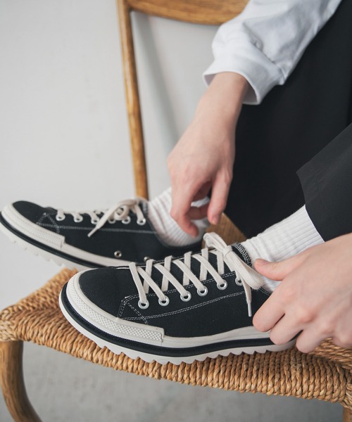 ADAMASTE（アダマスト）の「レイヤードシャークソールスニーカー（スニーカー・メンズ・ブラック/ベージュ/ホワイト・SMALL/MEDIUM/LARGE）」の4枚目の写真