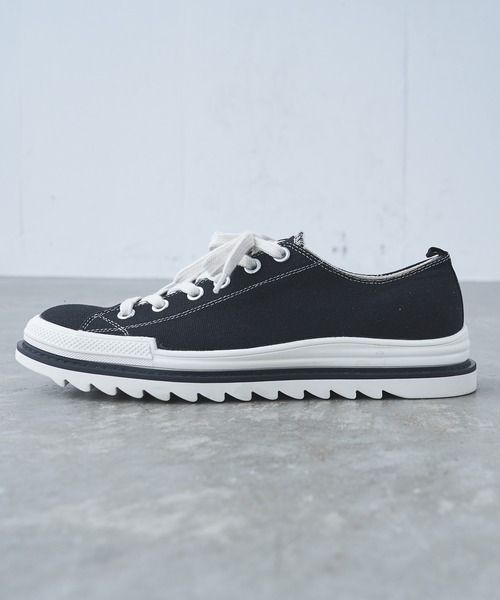 ADAMASTE（アダマスト）の「レイヤードシャークソールスニーカー（スニーカー・メンズ・ブラック/ベージュ/ホワイト・SMALL/MEDIUM/LARGE）」の9枚目の写真