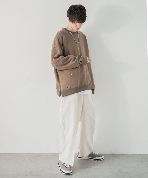 ADAMASTE（アダマスト）の「レイヤードシャークソールスニーカー（スニーカー・メンズ・ブラック/ベージュ/ホワイト・SMALL/MEDIUM/LARGE）」の21枚目の写真