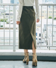 RIVE DROITE | 細見えもキレイ見えも叶う　コーデュロイナロースカート(スカート)