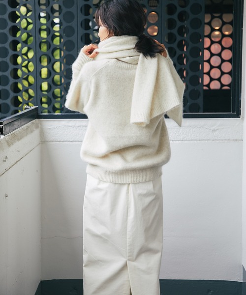 RIVE DROITE（リヴドロワ）の「細見えもキレイ見えも叶う　コーデュロイナロースカート（スカート・レディース・ベージュ/オフホワイト/カーキ・38/36）」の9枚目の写真