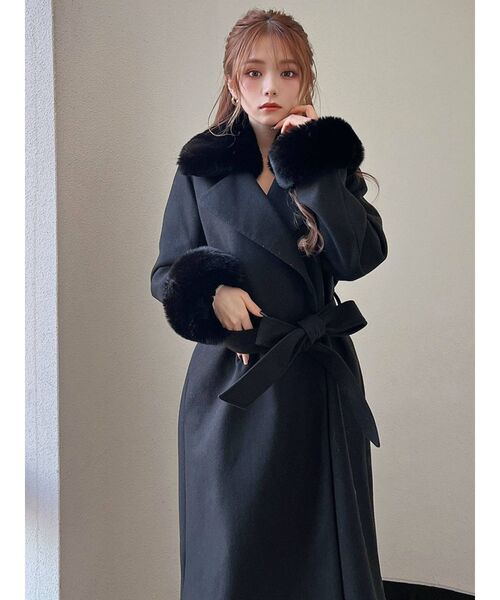 RESEXXY(リゼクシー)の「レディファーコート(その他アウター・レディース・ベージュ/モカ/ブラック・FREE)」の6枚目の写真