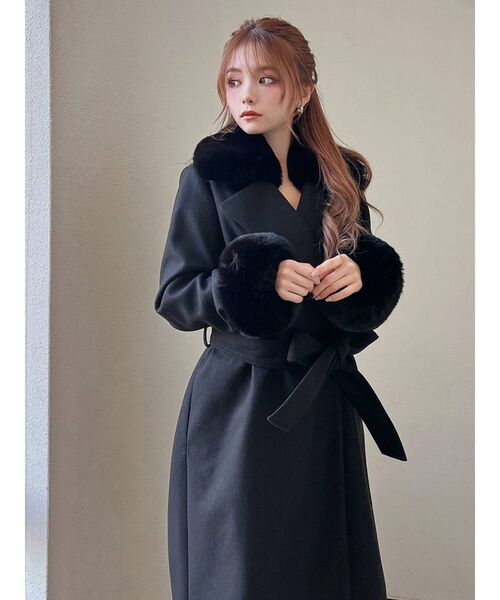 RESEXXY(リゼクシー)の「レディファーコート(その他アウター・レディース・ベージュ/モカ/ブラック・FREE)」の7枚目の写真