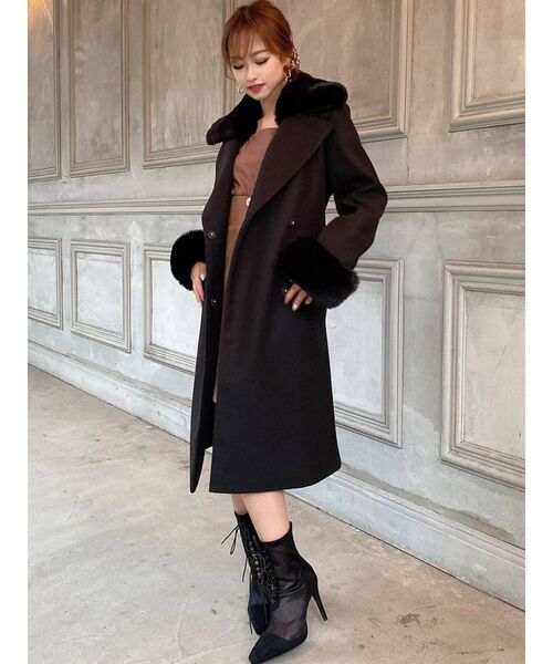 RESEXXY(リゼクシー)の「レディファーコート(その他アウター・レディース・ベージュ/モカ/ブラック・FREE)」の11枚目の写真