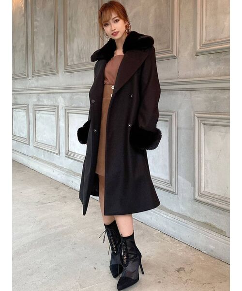 RESEXXY(リゼクシー)の「レディファーコート(その他アウター・レディース・ベージュ/モカ/ブラック・FREE)」の13枚目の写真