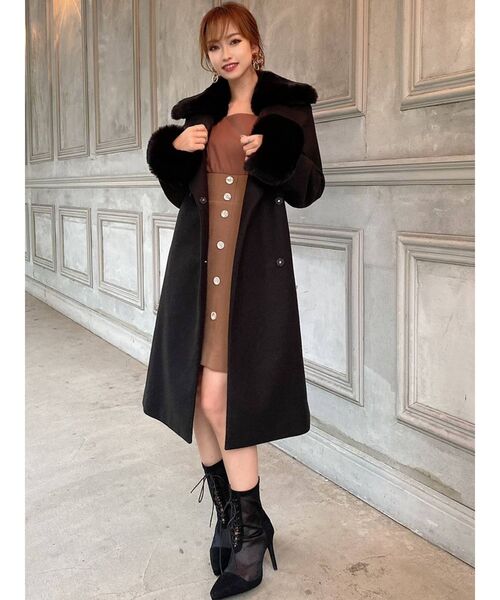 RESEXXY(リゼクシー)の「レディファーコート(その他アウター・レディース・ベージュ/モカ/ブラック・FREE)」の14枚目の写真