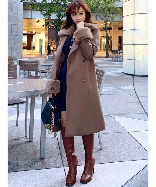 RESEXXY(リゼクシー)の「レディファーコート(その他アウター・レディース・ベージュ/モカ/ブラック・FREE)」の18枚目の写真