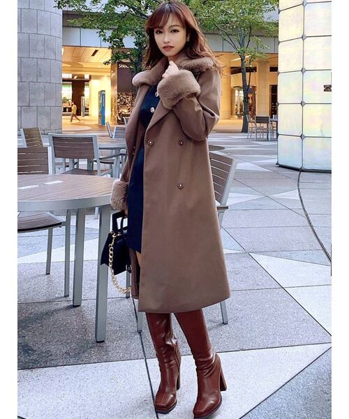 RESEXXY(リゼクシー)の「レディファーコート(その他アウター・レディース・ベージュ/モカ/ブラック・FREE)」の20枚目の写真