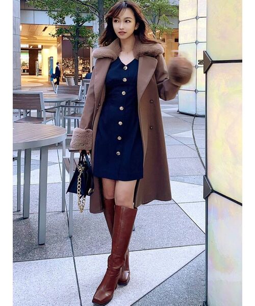 RESEXXY(リゼクシー)の「レディファーコート(その他アウター・レディース・ベージュ/モカ/ブラック・FREE)」の21枚目の写真