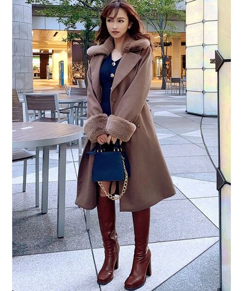 RESEXXY(リゼクシー)の「レディファーコート(その他アウター・レディース・ベージュ/モカ/ブラック・FREE)」の22枚目の写真