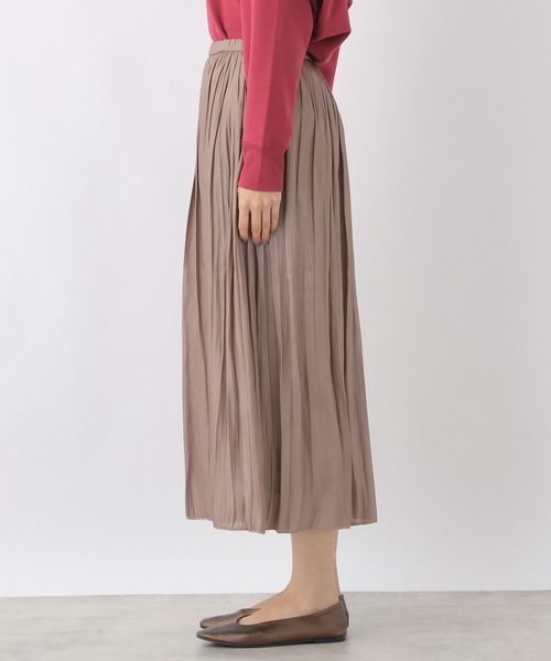 LEPSIM（レプシィム）の「【選べる丈シリーズ】光沢プリーツスカーチョ[2021秋冬]　219650（その他パンツ・レディース・ベージュ/グレー/ブルー/グレイッシュベージュ・FREE/TALL）」の17枚目の写真