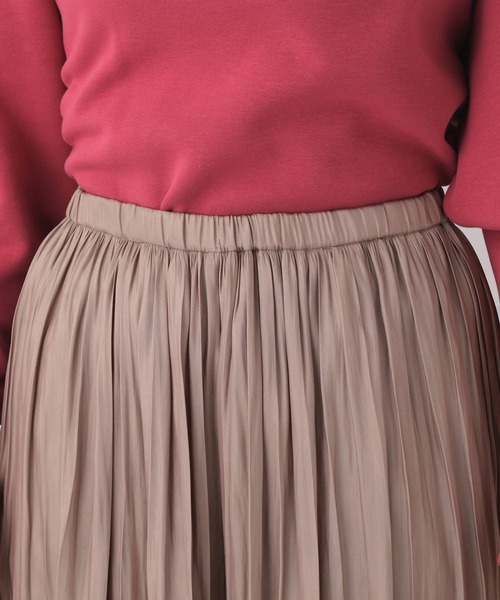 LEPSIM（レプシィム）の「【選べる丈シリーズ】光沢プリーツスカーチョ[2021秋冬]　219650（その他パンツ・レディース・ベージュ/グレー/ブルー/グレイッシュベージュ・FREE/TALL）」の12枚目の写真