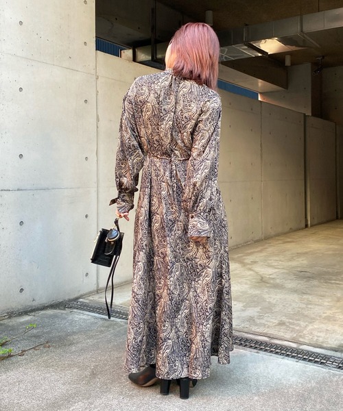 DouDou（ドゥドゥ）の「フラワープリントワンピース（ワンピース・レディース・ブラック/ブラック系その他・FREE）」の16枚目の写真