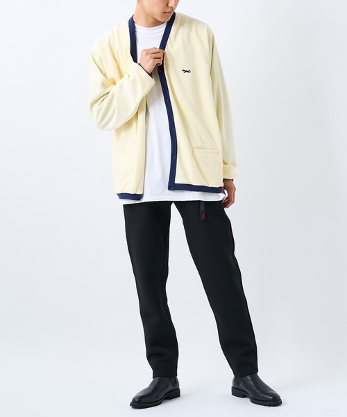 PENNEYS/ぺニーズ】THE FOX 1 POINT LOGO VELOUR CARDIGAN/別注ロゴ 