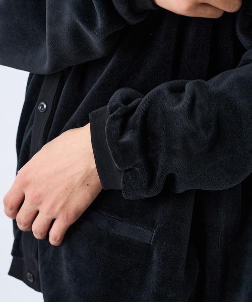 PENNEYS/ぺニーズ】THE FOX 1 POINT LOGO VELOUR CARDIGAN/別注ロゴ 