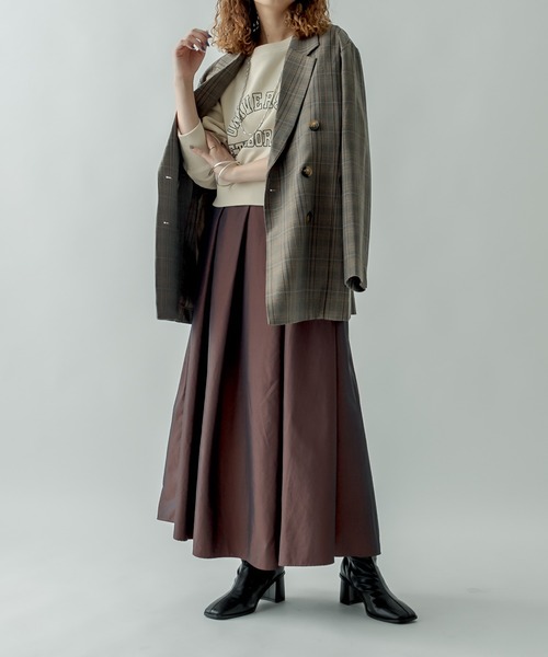 mystic（ミスティック）の「カレッジショートスウェット（スウェット・レディース・アイボリー/ブラック/ブルー・FREE）」の11枚目の写真